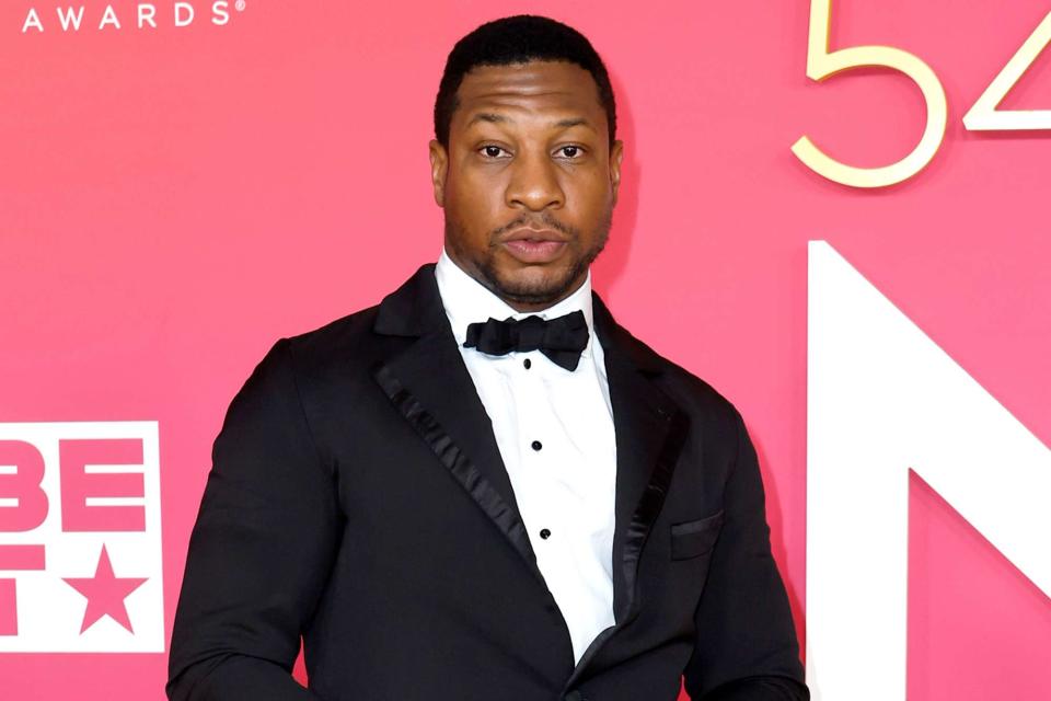 Frazer Harrison/Getty Jonathan Majors attends the 54th NAACP Image Awards on Feb. 25, 2023 in Pasadena, California