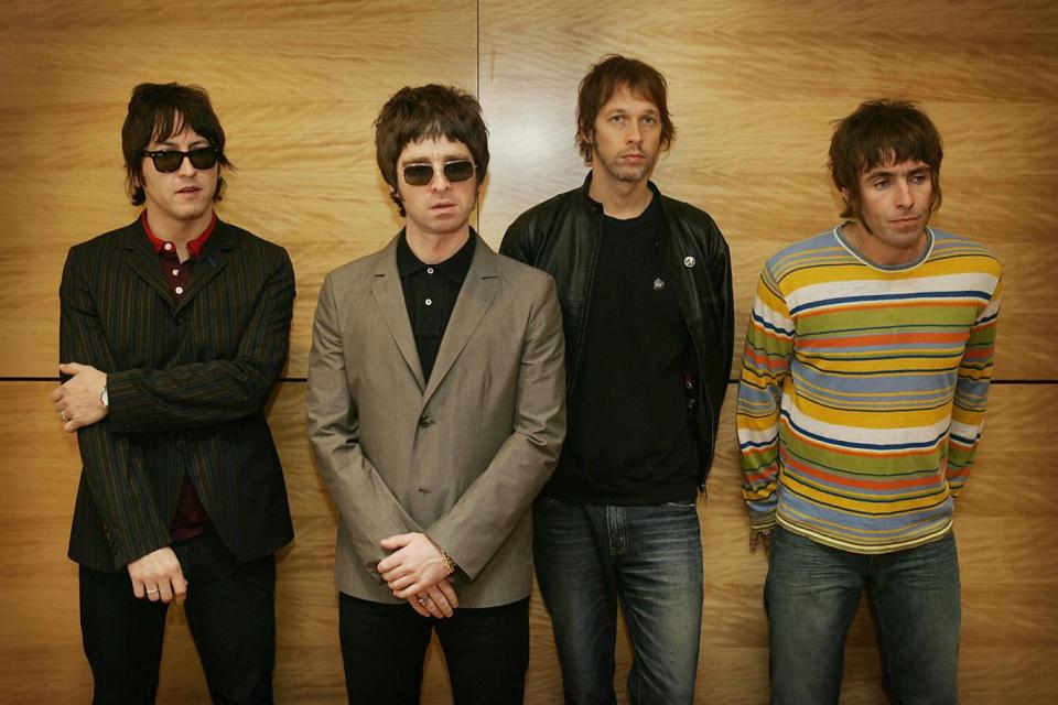 Back in the day: The brothers with Oasis (MikeClarke/AFP/Getty Images)