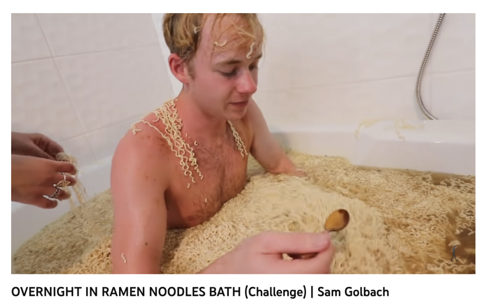 OVERNIGHT IN RAMEN NOODLES BATH