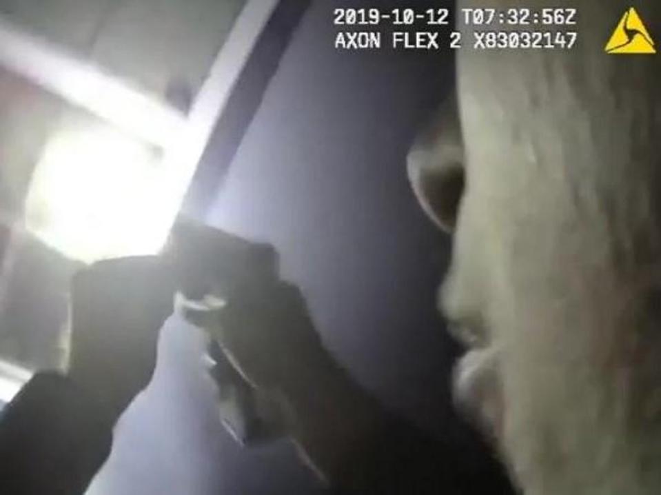 Body cam footage shows Aaron Dean shooting Atatiana Jefferson before he identifies himself as a police officer (Fort Worth Police Department)