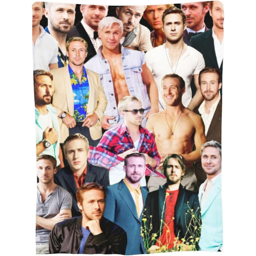 ryan gosling photo collage blanket