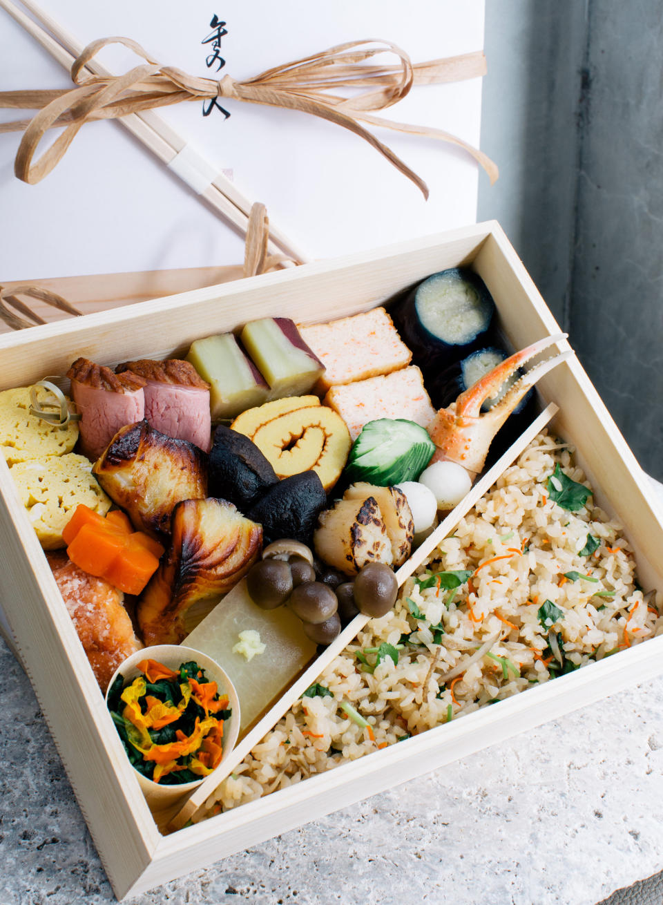 Bento box from Hayato located in Los Angeles. (Hayato)