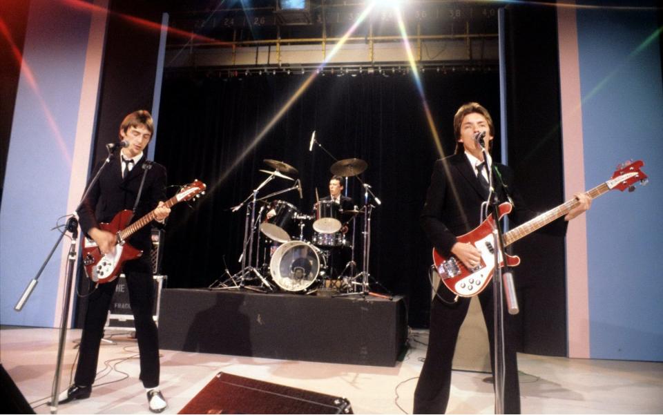 The Jam performing on television in 1977 - ITV/Shutterstock