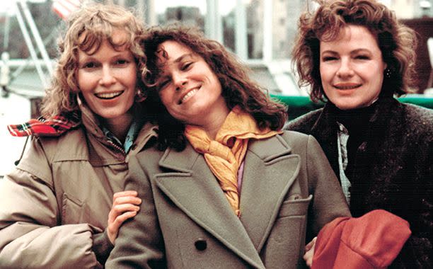 Courtesy Everett Collection Mia Farrow, Barbara Hershey, and Dianne Wiest in 'Hannah and Her Sisters'