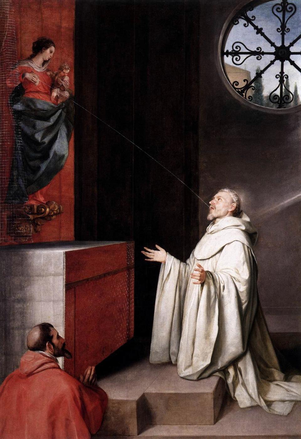 <em>The Lactation of St. Bernard</em>, c. 1650, by Alonzo Cano, is one interpretation of the “lactation miracle.” (Photo: Photo 12/UIG via Getty Images)
