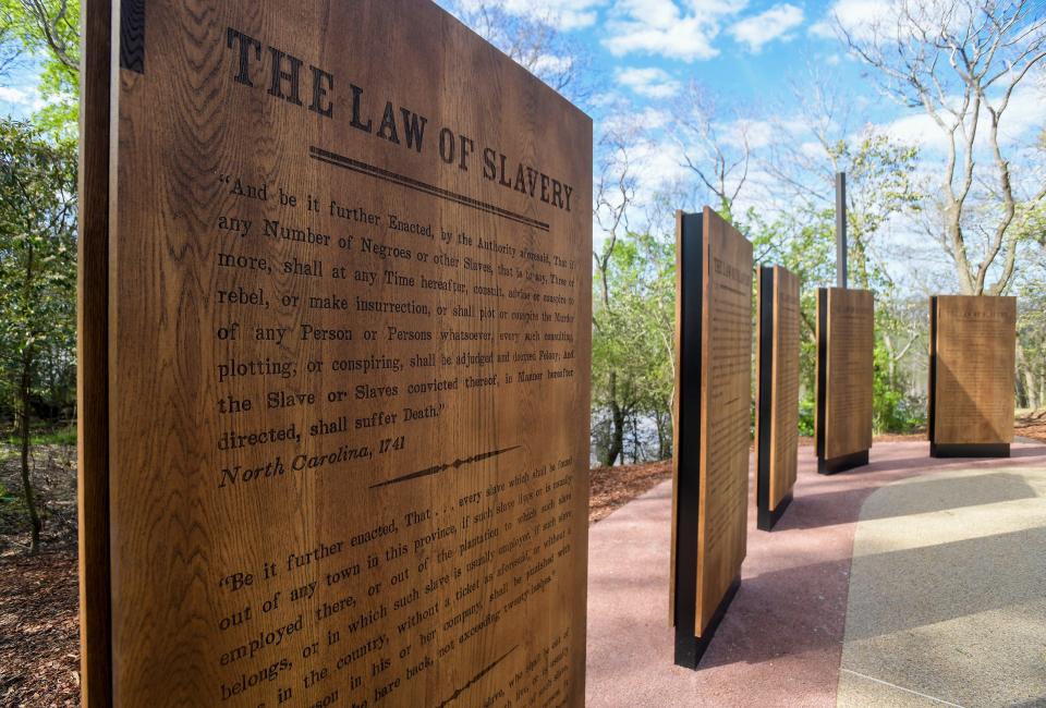 The Equal Justice Initiative’s Freedom Monument Sculpture Park.