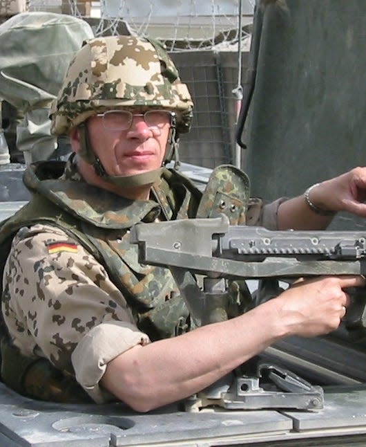 Col. F.K. Jeschonnek serving with NATO forces in Afghanistan.