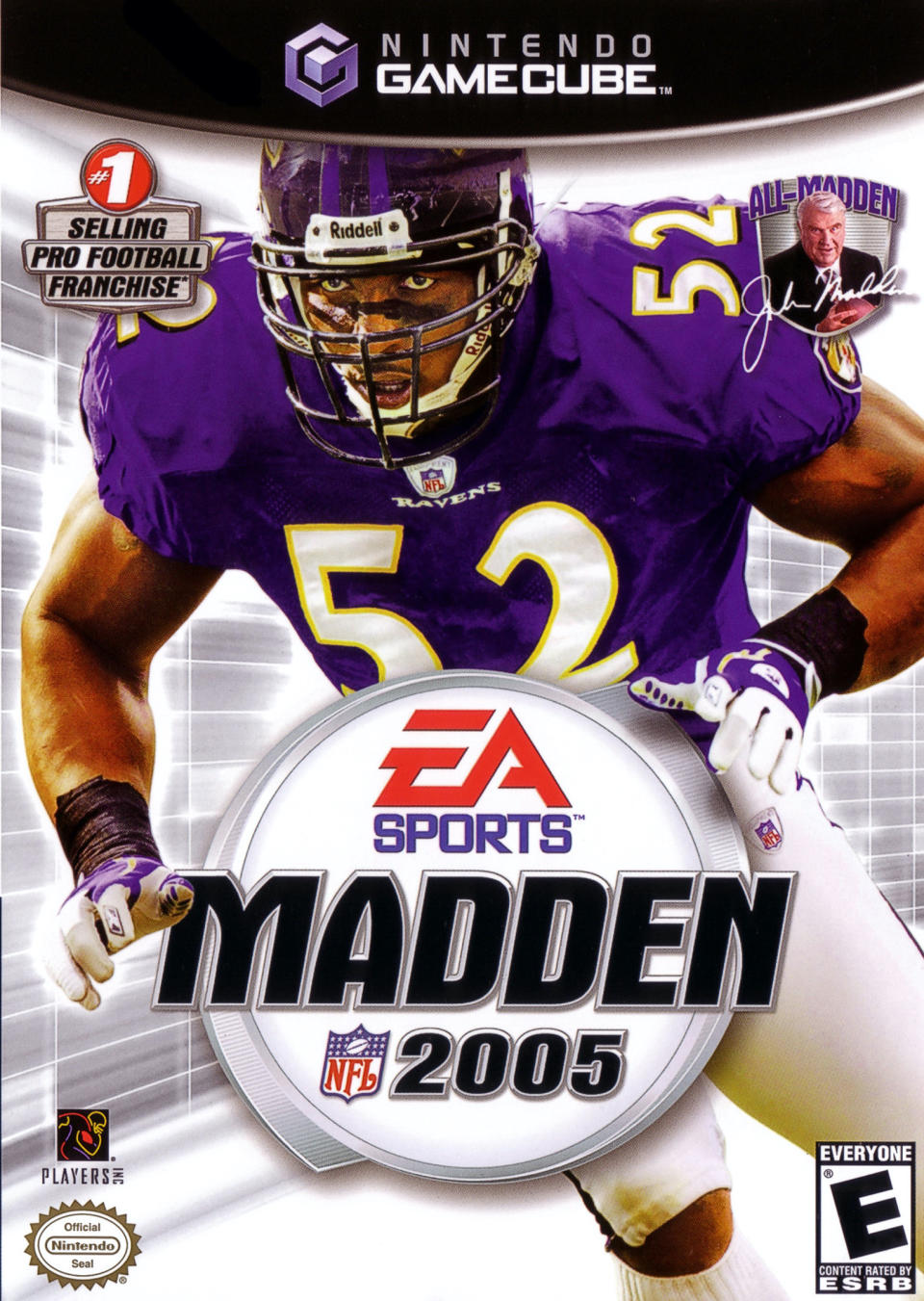 Madden 2005 cover (via EA Sports/Nintendo)