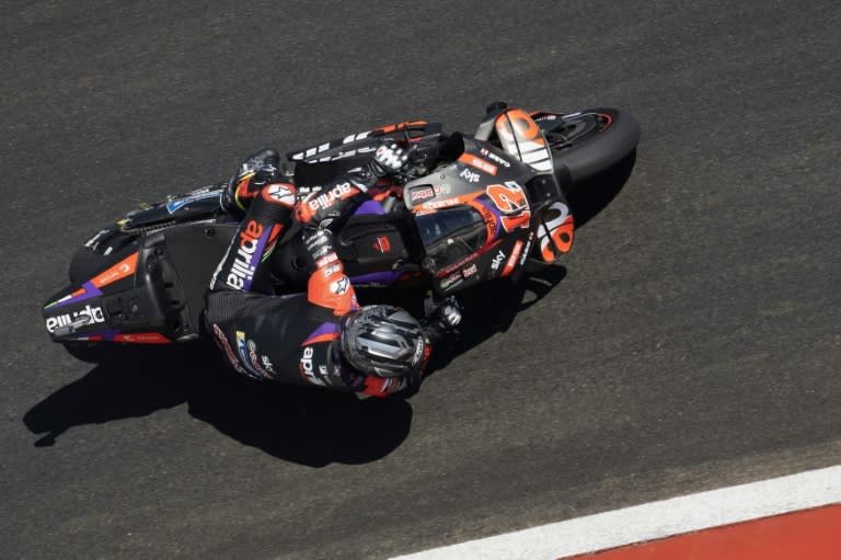 Record-setter: Maverick Vinales in action at the Circuit of The Americas (Mirco Lazzari gp)