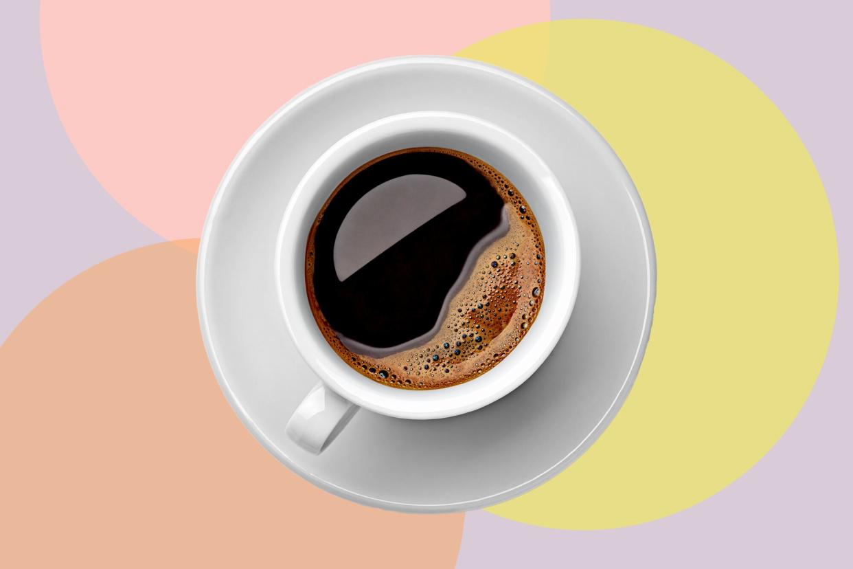 a cup of coffee