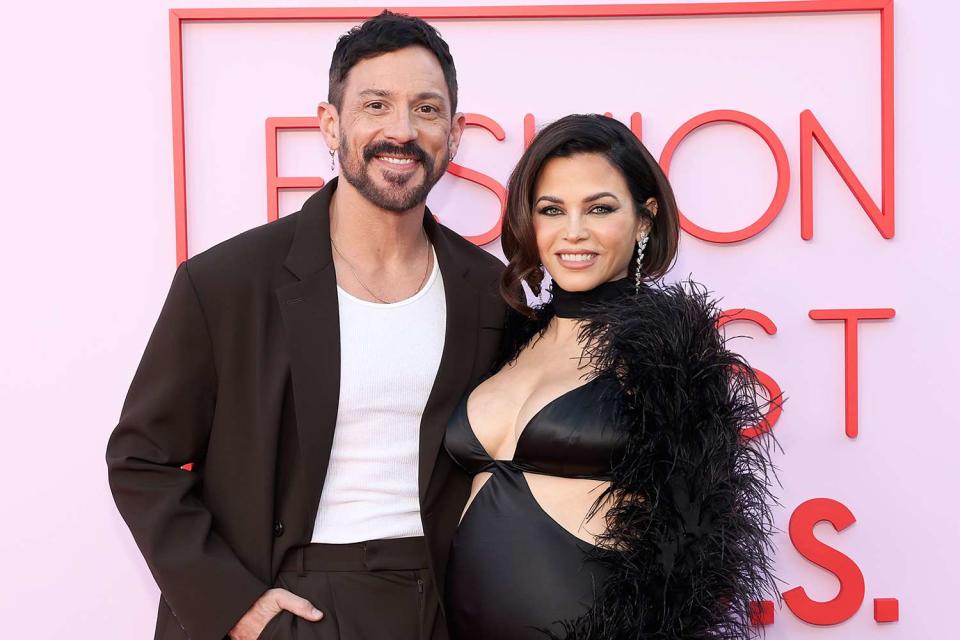 <p>Monica Schipper/Getty</p>  Steve Kazee and Jenna Dewan attend the 2024 Fashion Trust U.S. Awards on April 9, 2024 in Beverly Hills, California