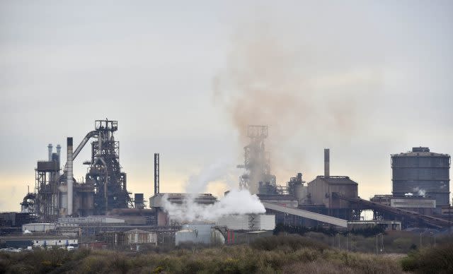 Tata's Port Talbot site, which employs 4,000 people (Ben Birchall/PA)