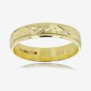 <p><i><a rel="nofollow noopener" href="http://www.warrenjames.co.uk/jewellery/9ct-gold-ladies-patterned-wedding-band-9WED142" target="_blank" data-ylk="slk:Warren James, £98;elm:context_link;itc:0;sec:content-canvas" class="link ">Warren James, £98</a></i></p>