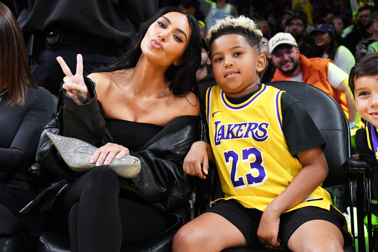 Kim Kardashian Gifted Custom Mom Easter Egg from Son Saint