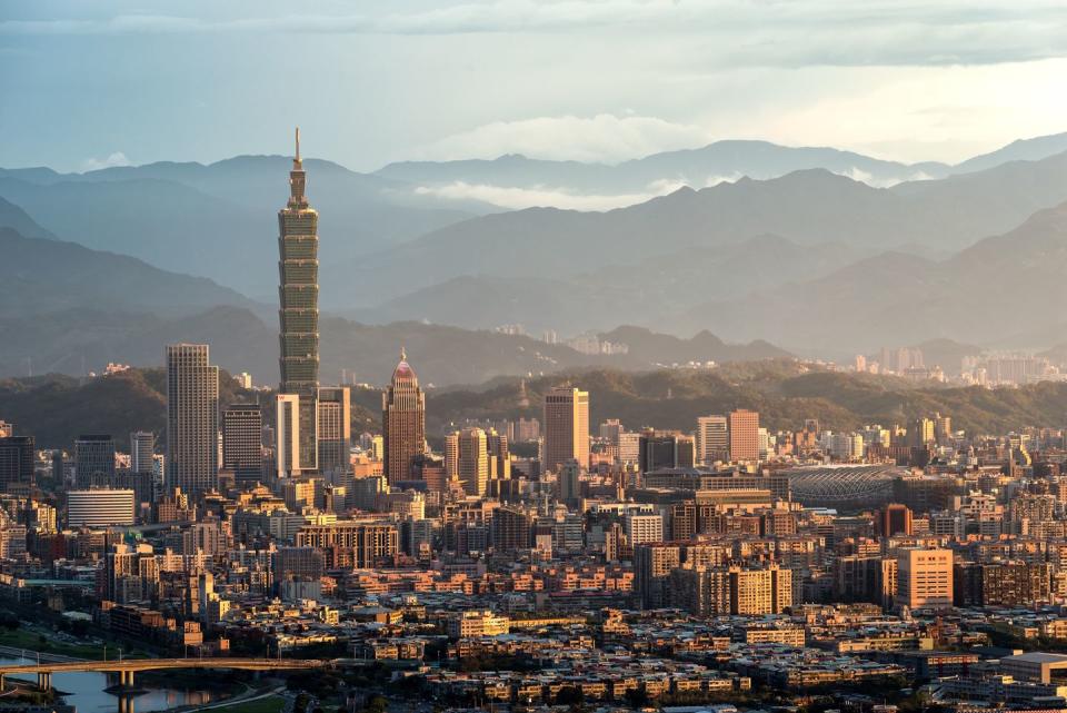 view of taipei city