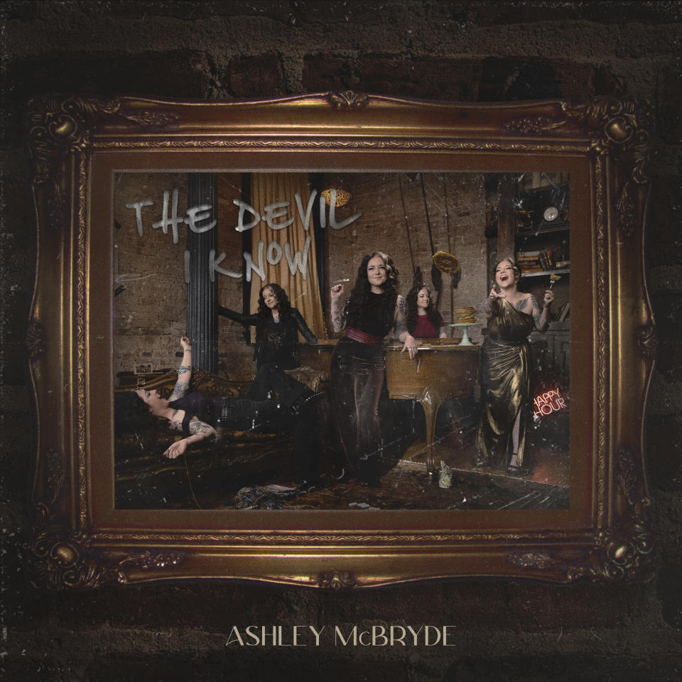 This cover image released by Warner Nashville shows "The Devil I Know" by Ashley McBryde. (Warner Nashville via AP)