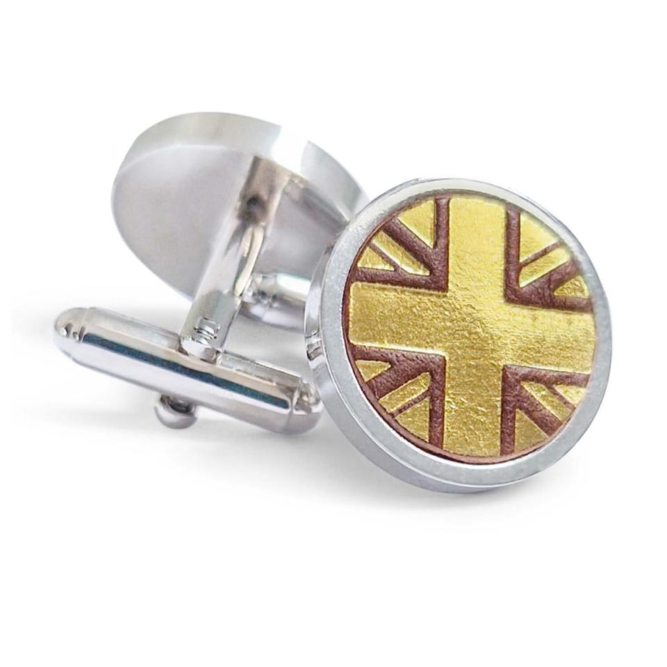 <p><a href="https://go.redirectingat.com?id=74968X1596630&url=https%3A%2F%2Fwww.wolfandbadger.com%2Fus%2Fcoronation-regent-gold-brown-leather-rhodium-cufflinks%2F&sref=https%3A%2F%2Fwww.bestproducts.com%2Fbuzzing-news%2Fg43794836%2Fbest-coronation-memorabilia-souvenirs-may-2023%2F" rel="nofollow noopener" target="_blank" data-ylk="slk:Shop Now;elm:context_link;itc:0;sec:content-canvas" class="link ">Shop Now</a></p><p>Coronation Regent Cufflinks</p><p>$130.00</p><p>wolfandbadger.com</p>