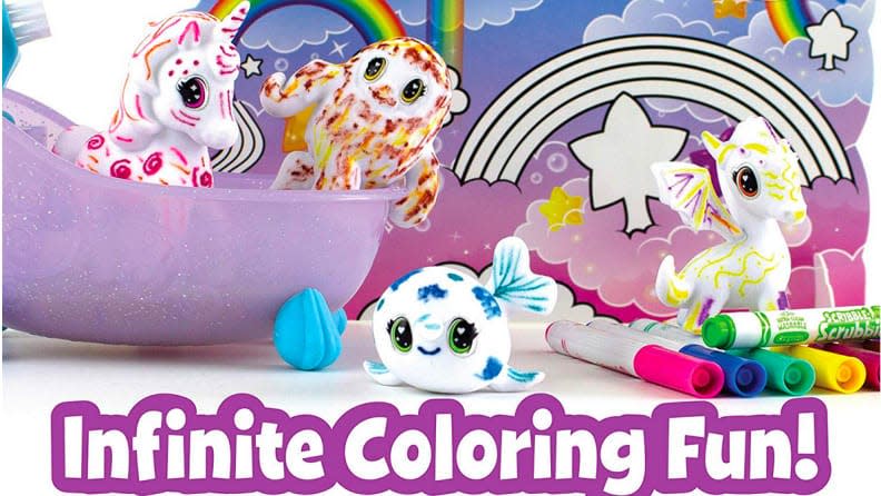 Credit:                      Crayola                                             Little kids will love decorating and washing these cute reusable pets.