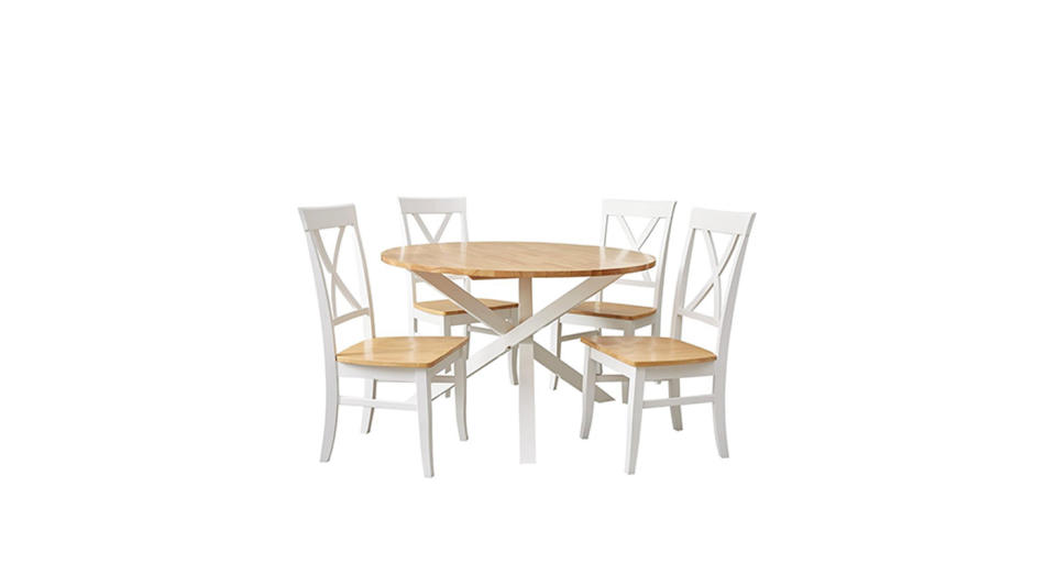 Bristol Dining Table & 4 Chairs Set