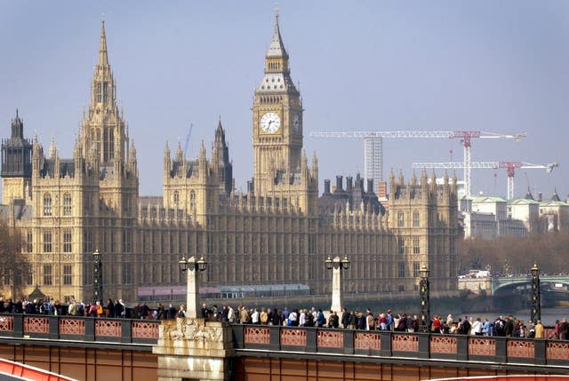 The public wait to view the Queen Mother's coffin