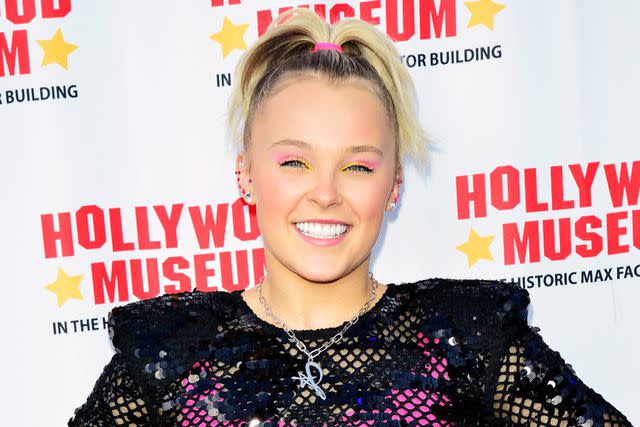 <p>Jerod Harris/Getty</p> JoJo Siwa on June 08, 2023 in Hollywood, California.