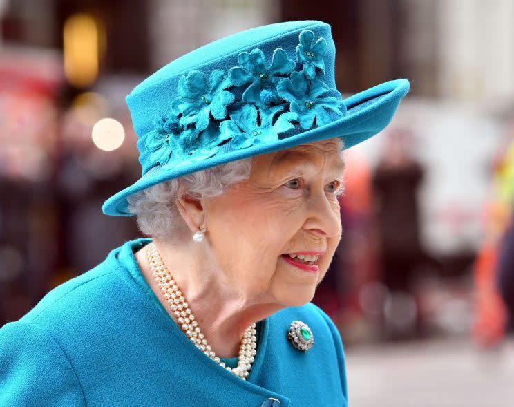 The queen opened the new centre in central London (Rex)