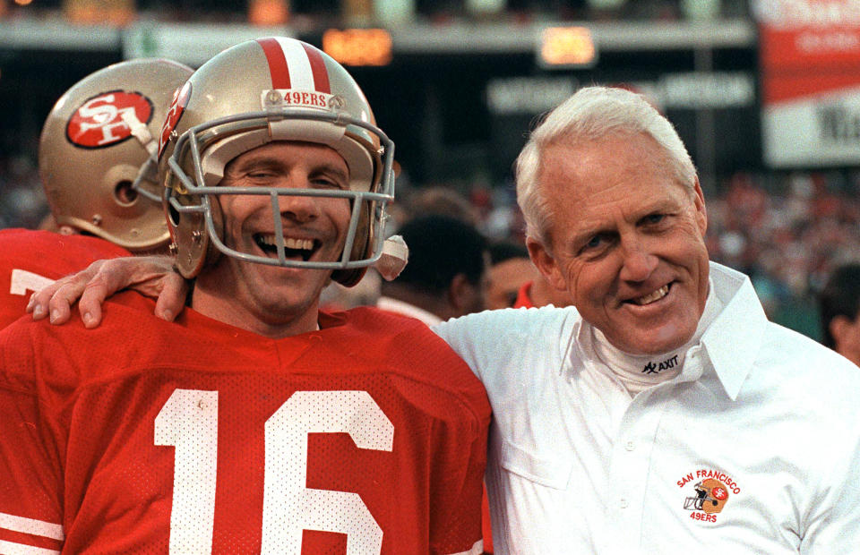 The 49ers and Bill Walsh were lucky Joe Montana fell to them at the end of the third round. (AP Photo)