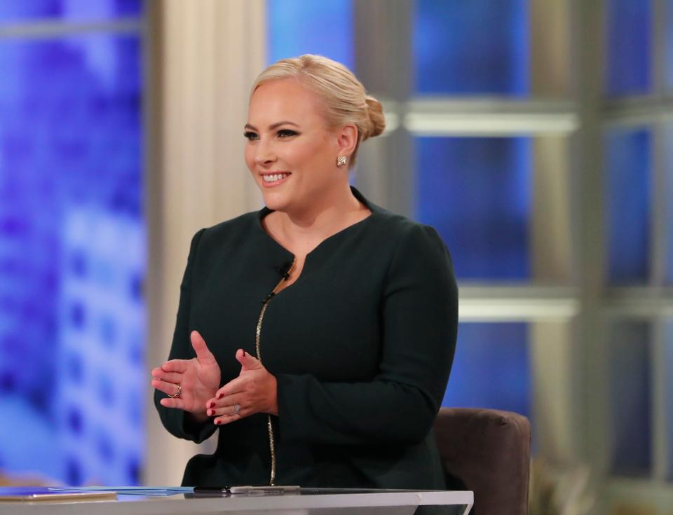 Meghan McCain on 'The View' in 2018.