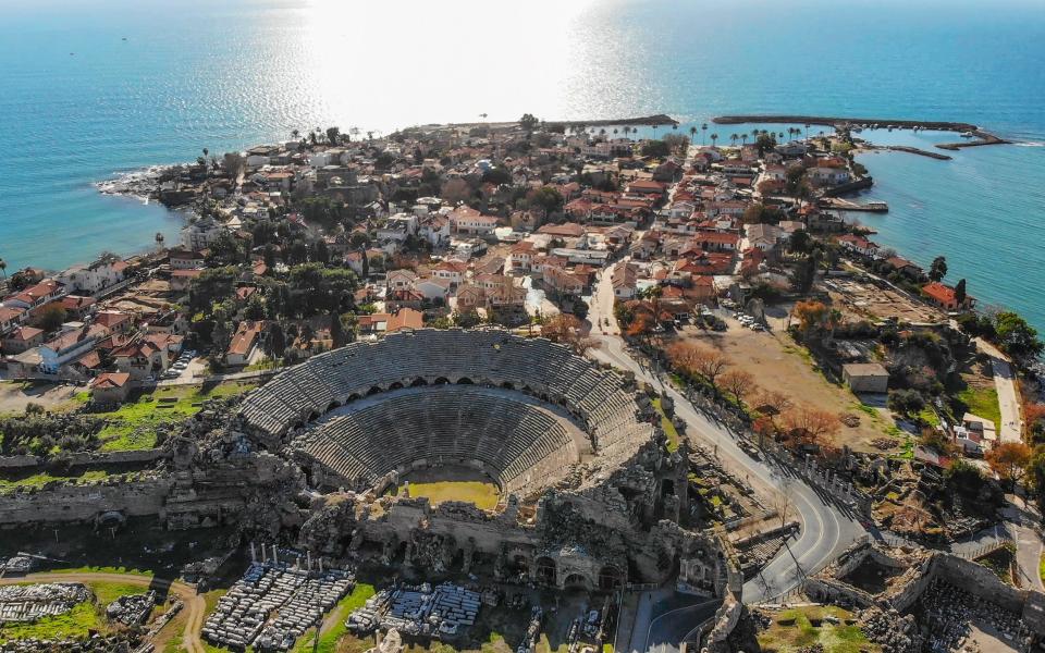 The Ancient Greek city of Side