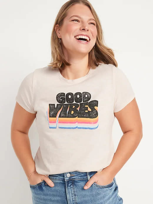 EveryWear Graphic T-Shirt. Image via Old Navy.