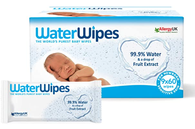 WaterWipes Baby Wipes, 9 Pack