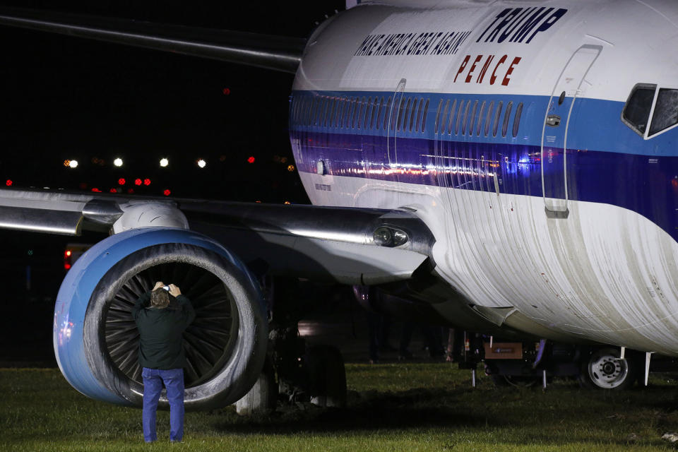 Mike Pence is safe after plane skids off LaGuardia runway