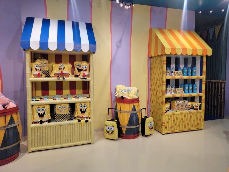 Spongebob’s Crazy Carnival Ride’s after-ride gift shop (KLAS)