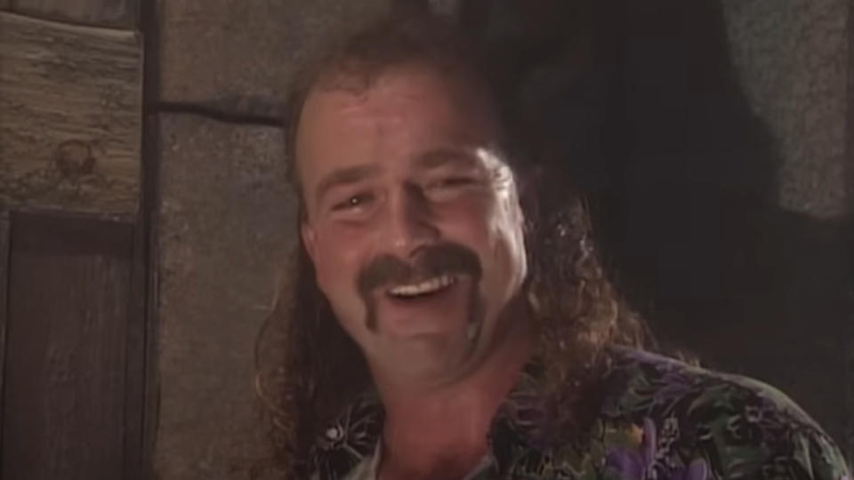 <p> Though Jake “The Snake” Roberts was mostly known for his heel work, his betrayal of Ultimate Warrior in 1991 was still shocking to say the least. In an absurd scene that looked like something out of a B-movie, Roberts locked his one-time friend in a room where he was bitten by a cobra snake. Sadly, Warrior was fired later that year and the feud never really went anywhere. </p>