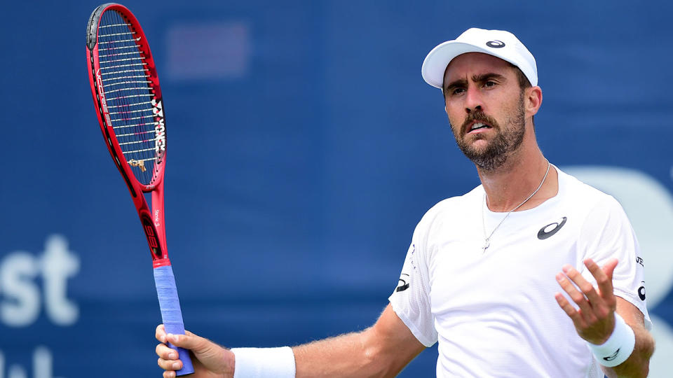 Steve Johnson plays his friend Nick Kyrgios in the first round of the US Open.