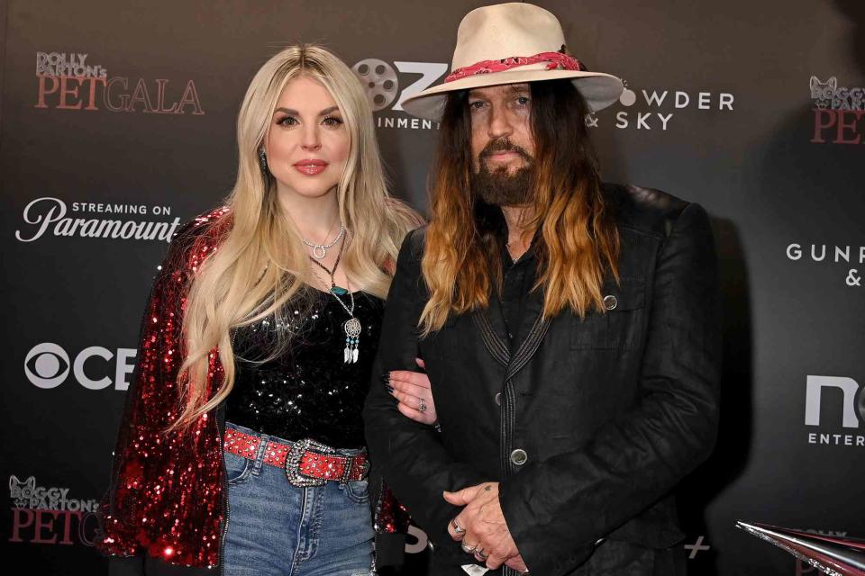 <p>AFF-USA/Shutterstock</p> Firerose and Billy Ray Cyrus in Nashville in 2024