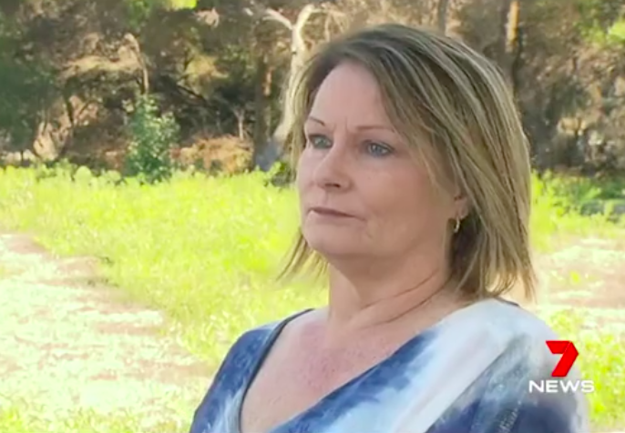 Jenny Brown found the decapitated joey in a patch of bush at the end of her street. Source: 7News