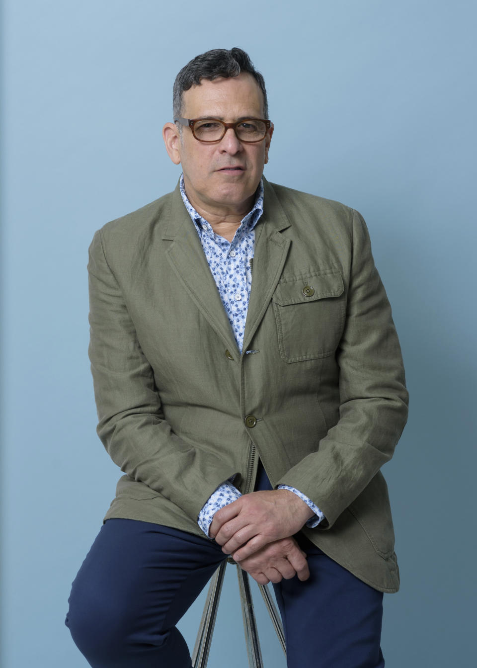 Michael Selditch poses for a portrait on Wednesday, June 7, 2023, in New York to promote “Happy Clothes: A Film About Patricia Field,” which premiered at the Tribeca Film Festival. (Photo by Christopher Smith/Invision/AP)