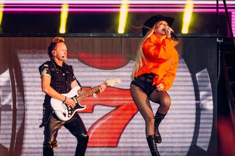 Shania Twain on stage at Lytham Festival -Credit:Lytham Festival