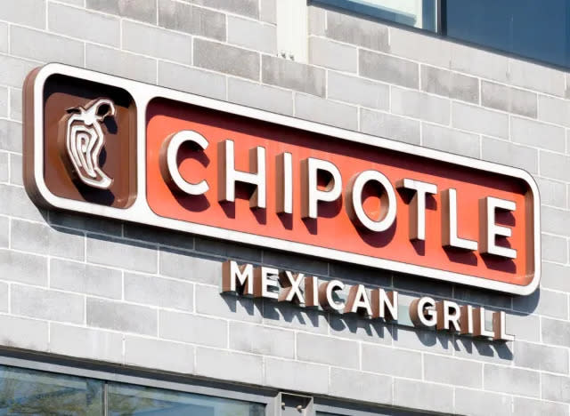 Chipotle sign