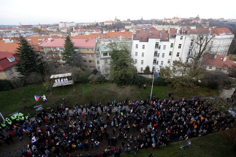 30th anniversary of the 1989 Velvet Revolution in Prague