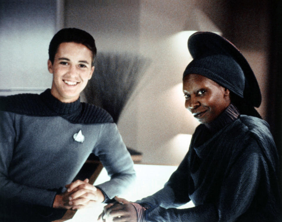 Whoopi Goldberg and Will Wheaton