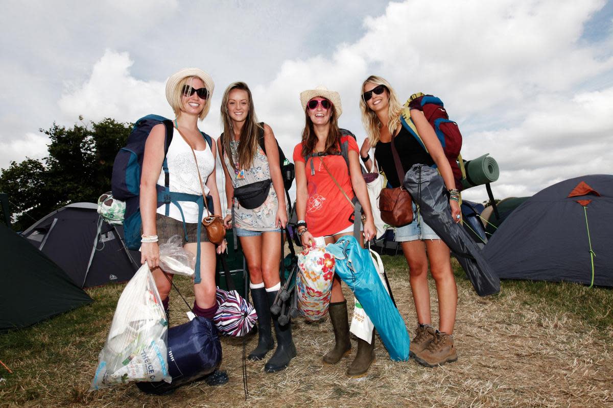 Festival first-timers may be wondering how to get a good night's sleep at Glastonbury. <i>(Image: Alamy/ PA)</i>