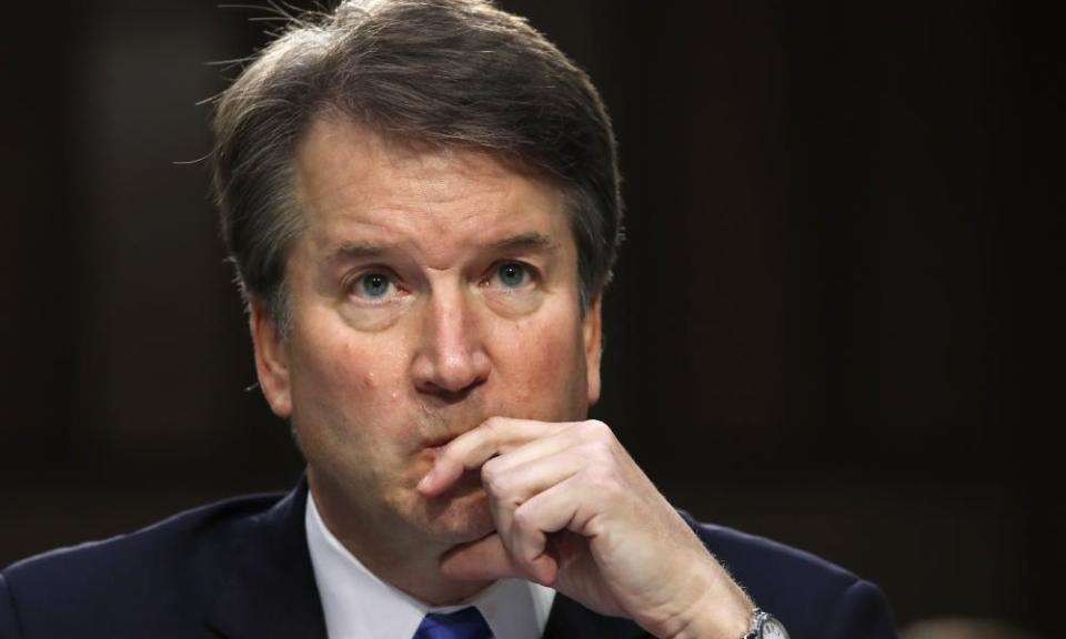 Brett Kavanaugh testifies before a Senate committee