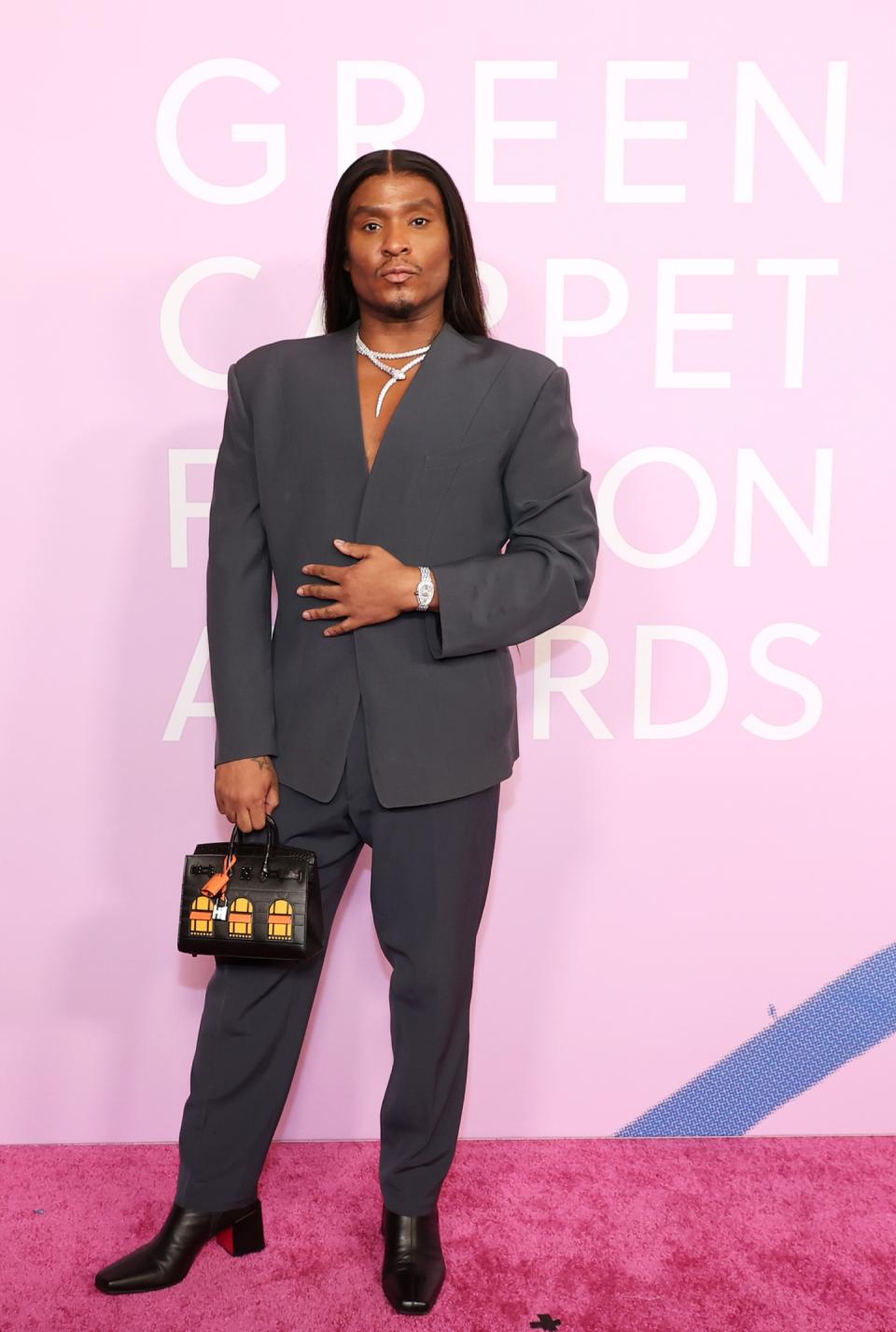 Law Roach at the 2024 Green Carpet Fashion Awards held at 1 Hotel West Hollywood on March 6, 2024 in West Hollywood, California.