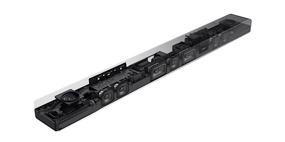 <p>Sony HT-A7000 soundbar, SA-SW5 subwoofer, SA-SW3 subwoofer and SA-RS3S speakers.</p> 