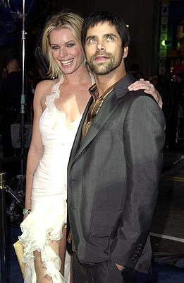 Rebecca Romijn Stamos and John Stamos at the Hollywood premiere of 20th Century Fox's X2: X-Men United