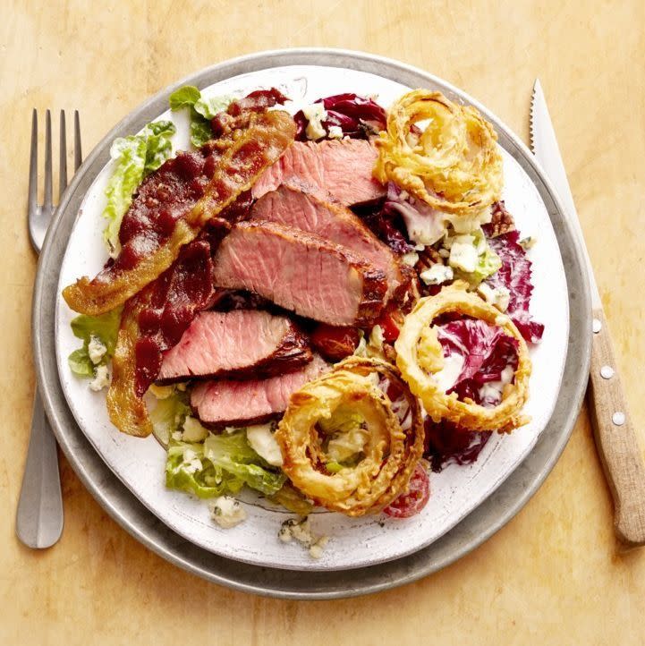 steak bacon salad