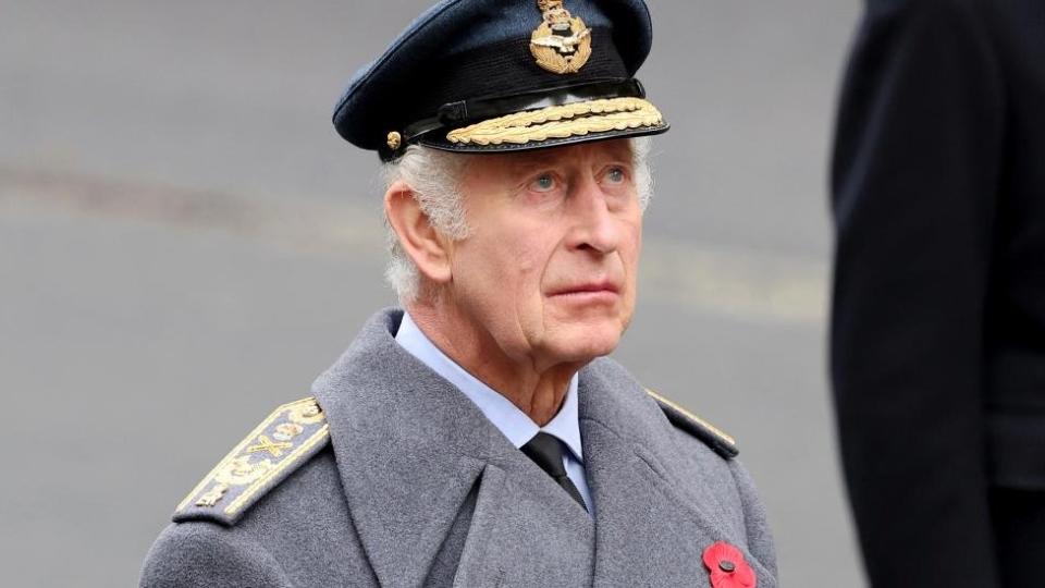 King Charles III at the Cenotaph