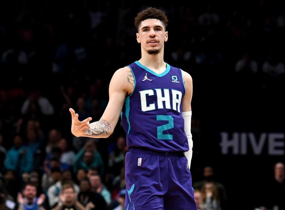 Charlotte Hornets guard LaMelo Ball missed more than half last season due to multiple ankle issues.